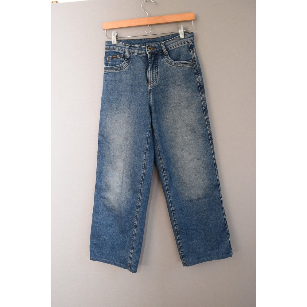 Kuhl Kontour Rigid Wide Leg Denim 4 Short Blue Indigo Stretch Denim Womens